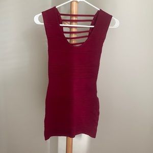 Burgundy Dress